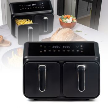 Dubbele Airfryer XXL – 8 liter - 8 keuzeprogramma's