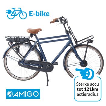 Elektrische herenfiets AMIGO E-Strong T2 - Donkerblauw