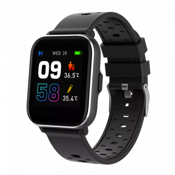 Bluetooth smartwatch met hartslagsensor, slaapmonitor en social media-activiteit