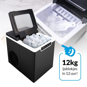 IJsblokjesmachine met groot reservoir