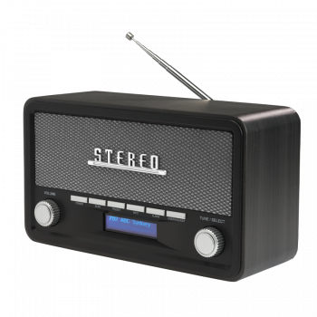 DAB Radio - Retro Radio - DAB+/ FM Radio - Bluetooth - LCD Scherm - AUX