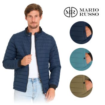 Mario Russo Wave Jacket - Sportief model tussenjas voor heren