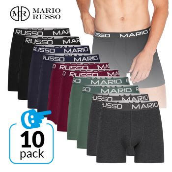 Mario Russo Boxershorts – 10-pack – Mix van 5 kleuren