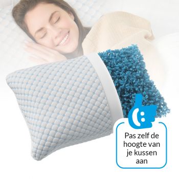 Dreamhouse Nano Tech Pillow – Met aanpasbare vulling