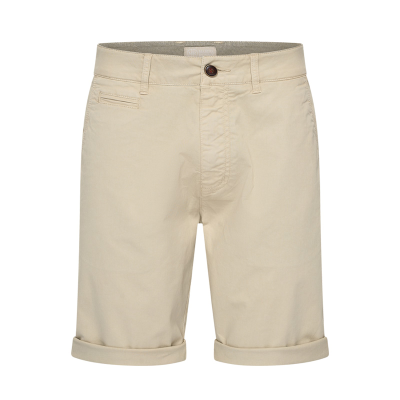 Mario Russo katoenen Chino Short voor heren - Beige - 3XL