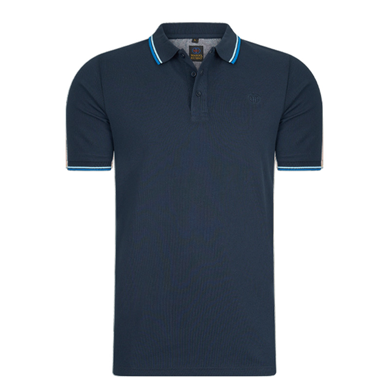 Mario Russo Herenpolo's - Navy - XL afbeelding