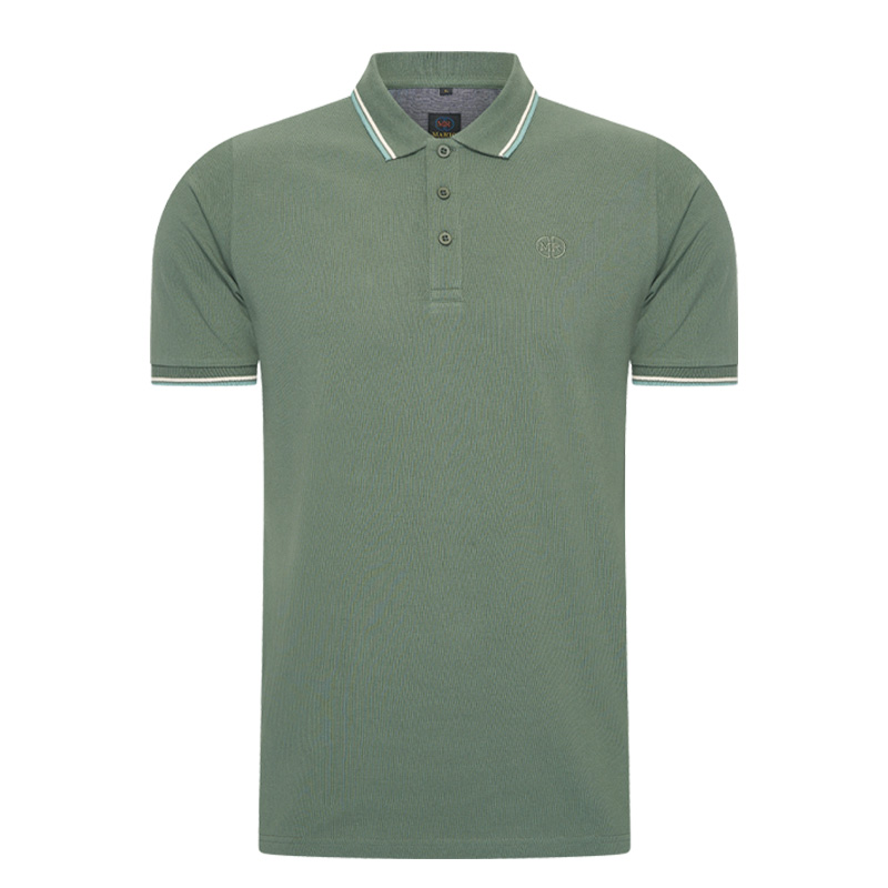 Mario Russo Polo shirt Edward - Polo Shirt Heren - Poloshirts heren - Katoen - 4XL - Eend Groen