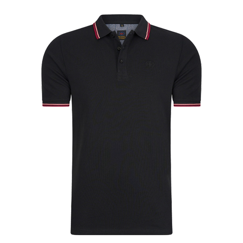 Mario Russo Herenpolo's - Black - XL afbeelding