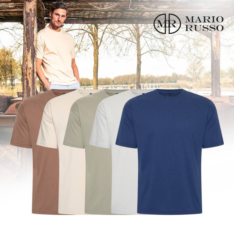 Mario Russo Oversized T-Shirt - 100% Katoen
