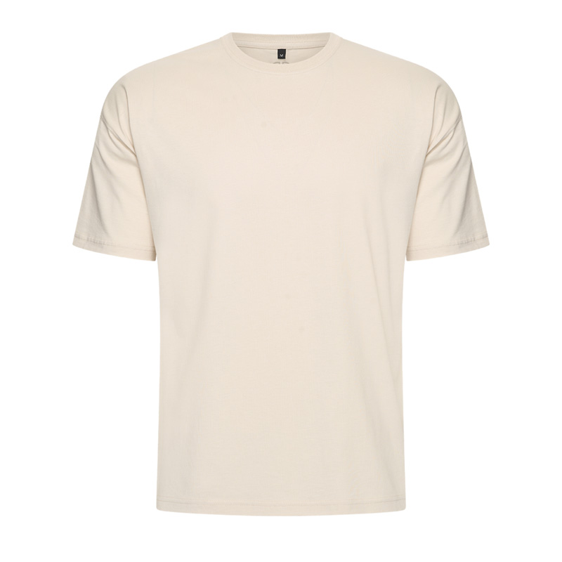 Mario Russo Oversized T-shirt - T-shirts Heren - Katoen - 3XL - Ecru