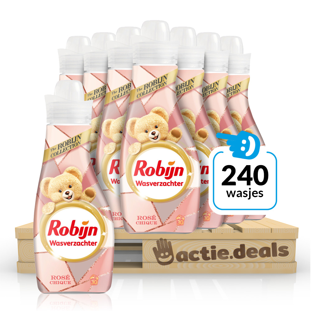 Robijn Collections Wasverzachter - Rosé Chique - 8x 750ml
